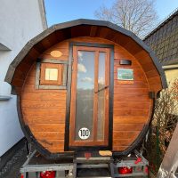 Eingang Fasssauna Kronshagen