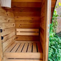 Vorbereich Fasssauna Kronshagen